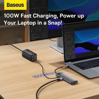 Baseus Docking Station 6 em 1 USB Tipo C