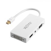 WEme 4 em 1 Mini DisplayPort p/  HDMI/DVI/VGA Compatible com Thunderbolt, com conversor de Audio integrado