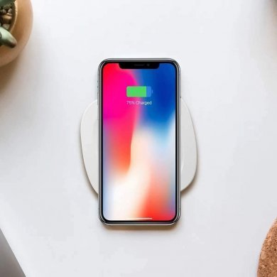 ELG carregador wireless de mesa com tecnologia QI