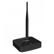 Intelbras Roteador Wireless N 150Mbps Antena 5dBi, Design compacto na cor Black Piano, 1 porta Lan e 1 porta W