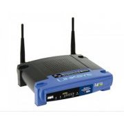 Roteador Linksys Wireless 54Mbps 2.4GHz 802.11g, Cable/DSL, 4 Portas 10/100Mbps, com Linux