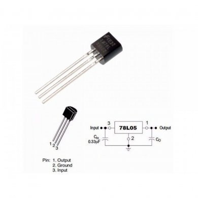 Regulador de Tensão 5V 100ma (20 und)