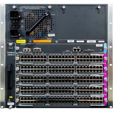 WS-4506E+WS-X4515 Cisco 4506E + WS-X4515 + 5x WS-X4548-GB-RJ45V