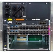 Cisco 4506E + WS-X45-SUP8-E + 2x WS-X4748-12X48U+E conjunto completo com fonte Catalyst 4200W (Seminovo 100% f