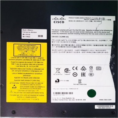 WS-4506E+WS-X45-SUP8-E Cisco 4506E + WS-X45-SUP8-E + 2x WS-X4748-12X48U+E