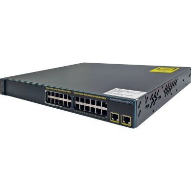 WS-C2960-24LT-L Switch Cisco Catalyst 2960 24 10/100 2 Giga e 8 PoE LAN Base