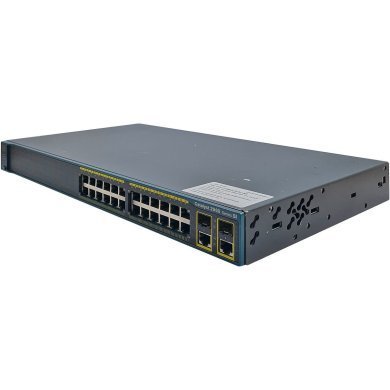 WS-C2960-24TC-BR Cisco Switch Catalyst 2960 Plus 24x 10/100 2x Combo 1GB L2
