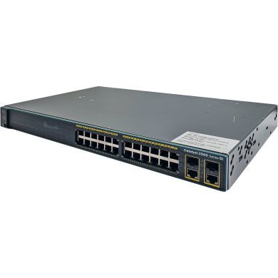 WS-C2960-24TC-S Switch Cisco Catalyst 2960 24x 10/100 2x RJ45 Giga + 2x SFP+