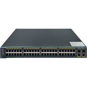 Switch Cisco 48x 10/100 +2x Combo Giga RJ45 SFP Layer 2 Seminovo recondicionado, todas as portas testadas e fu
