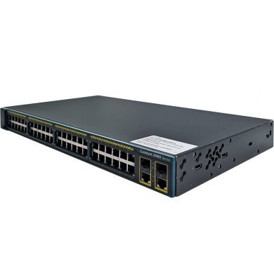 WS-C2960-48TC-L Switch Cisco 48x 10/100 +2x Combo Giga RJ45 SFP Layer 2