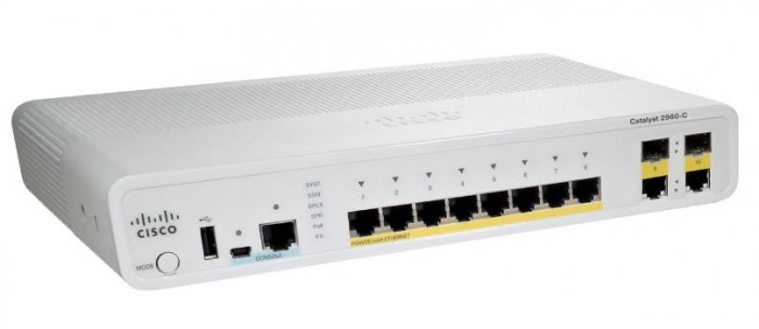 WS-C2960C-12PC-L SWITCH CISCO CATALYST 2960C 12 PORTAS