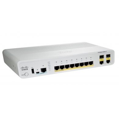 CISCO WS-C2960C-8TC-L - Catalyst 2960C Switch 8 FE, 2 x Dual