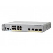Cisco Switch Catalyst 2960-CX 8 Port Uplinks: 2x 1G SFP e 2x 1G copper LAN Base (O serviço CON-SMBS-WSC28TCL o