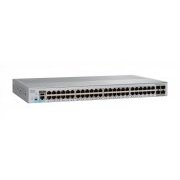 SWITCH CISCO CATALYST 2960L 48 PORTAS 48x 10/100/1000Mbps, 4x 1G SFP, LAN Lite (O serviço CON-SNT-WSC296L8 ou 