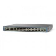 Switch Cisco 48 Portas 48 Portas 10/100/1000T mais 4 Portas Gigabit SFP, Gabinete Tipo Desktop 1U