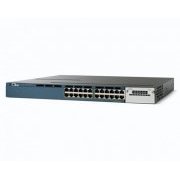 Cisco Switch PoE 24 Portas Catalyst 3560-X Com 24 portas Gigabit 10/100/1000 POE Módulo NM + IOS IP Base, 65.5 mpps, Automatic QoS, IPv