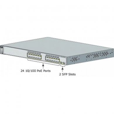 Switch CISCO Catalyst 3750 24x RJ45 10/100 PoE L3