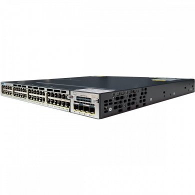WS-C3750X-48PF-S Cisco Switch gerenciável 48x RJ45 Giga PoE+ V05