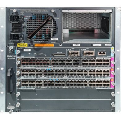 WS-C4506-E+X4648 Chassis Modular Cisco Catalyst C4506-E + 144x Gigabit X4648