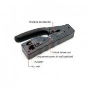 SECTOOL Alicate de Crimpagem RJ45 EZ para conectores RJ45 Cat5e /Cat6/CAT7