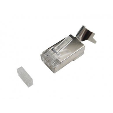 WT-6081 Conector RJ45 Blindado CAT6A CAT7 10un