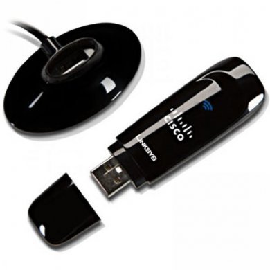 Adaptador Wireless-N Linksys USB 300Mbps