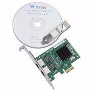 Placa de Rede Dual Gigabit Chipset Broadcom 5715 PCI Supports System: Windows 32 64, Linux, FreeBSD, vSphere, XenServer, VMware ESXI