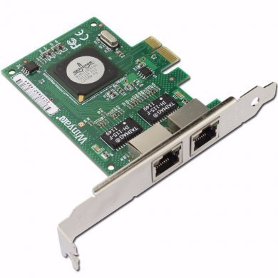 Placa de Rede Dual Gigabit Chipset Broadcom 5715 PCI-E