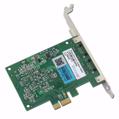 Placa de Rede Dual Gigabit Chipset Broadcom 5715 PCI-E