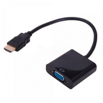 X124 Adaptador HDMI para VGA Femea 15 Pinos