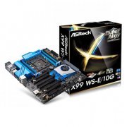 Placa Mãe ASRock X99 Intel LGA 2011-v3 Core i7 and Xeon E5-1600/2600, 4x Slots DDR4 (maximo 128GB), SATA RAID: