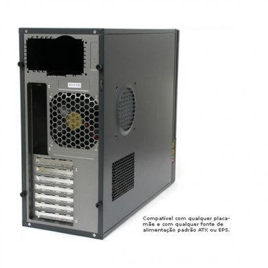 Gabinete ATX GMC X-22 Sem fonte, com 4x USB 2.0 e Áudio Frontais