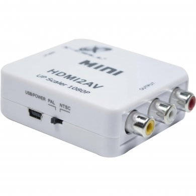 Mini Conversor HDMI x AV XC-MC-01 Branco FLEX