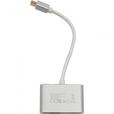 XD-MDFHV4-SV-BP Orico Docking Station Mini Display Port para VGA e HDMI 4K