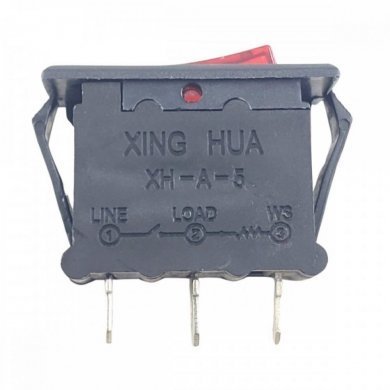 Interruptor Resetavel 3T 15A Neon (Kit com 50X)