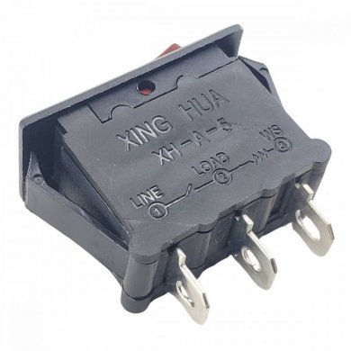 Interruptor Resetavel 3T 15A Neon (Kit com 50X)