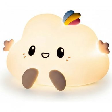 XR-2370 Luminaria silicone nuvem RGB recarregável