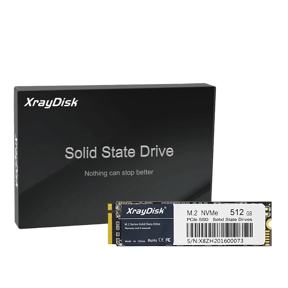 XRAYDISK-M2NVME-500GB Xraydisk SSD 512GB M.2 NVMe Gen3 X4