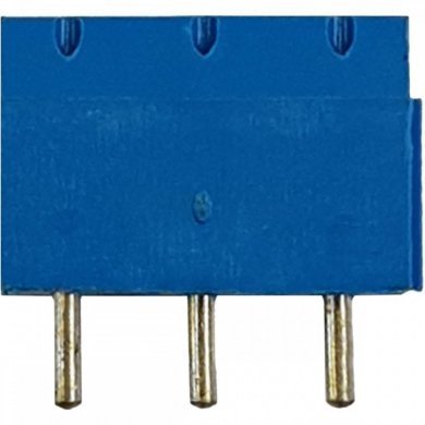 XY301VA-5.0-3P Borne KRE 3 vias plástico azul 10mm (Kit 20x und)