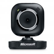 Web Cam Microsoft LifeCam VX-2000 1.3MP Interpolados, Zoom Digital 3x, com Microfone (Cor Preta), Compatível com Interface USB 1.1 e 2.0, V