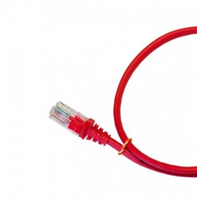 YLCP-AUXA-015MB-RD PATCH CORD CAT.6A UTP S/ BLIND. VERMELHO 1.5m