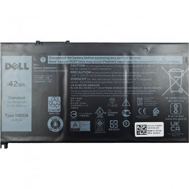 YRDD6-SM Bateria Genuina DELL Inspiron 42Wh 11.4V 3500mAh seminova
