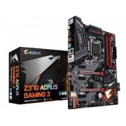 Gigabyte Placa Mãe Intel LGA1151 Z370 AORUS GAMING 3, ATX DDR4 até 64GB 4133MHZ M.2 SLI, USB 3.1, Raid