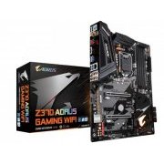 Gigabyte Placa Mãe Intel LGA1151 Z370 AORUS GAMING WIFI, ATX DDR4 até 64GB 4000MHZ M.2 BLUETOOTH SLI, USB 3.1,