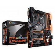 Gigabyte Placa Mãe Intel LGA1151 Z370 AORUS ULTRA GAMING, ATX DDR4 até 64GB 4133MHZ M.2 SLI, USB 3.1, Raid