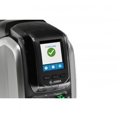 ZC32-000C000BR00 Zebra Impressora de Cartão ZC300 Frente e Verso