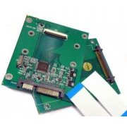 Adaptador ZIF CE ou Micro IDE 1.8 50 pin para SATA 7+ 15 Pinos, Converta ZIF ou Micro IDE em SATA HDD/SSD