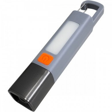 Lanterna LED recarregável USB-C com gancho