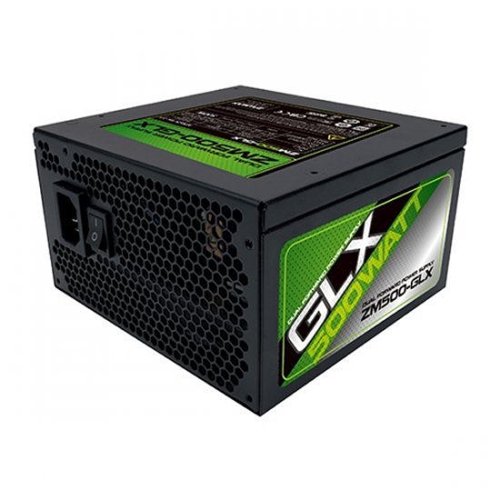 ZM500-GLX Zalman Fonte 500W Reais ATX PFC Ativo
