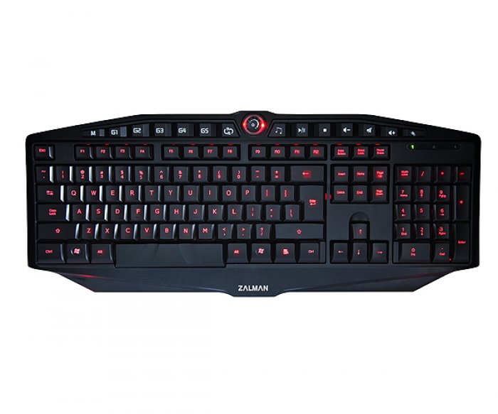 kanlim様 Teclado Gamer Zalman LED Azul e Vermelho Programável ABNT2 USB ZM